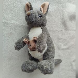 Wild Republic Kangaroo & Baby Plush Stuffed Animal Toy 9''
